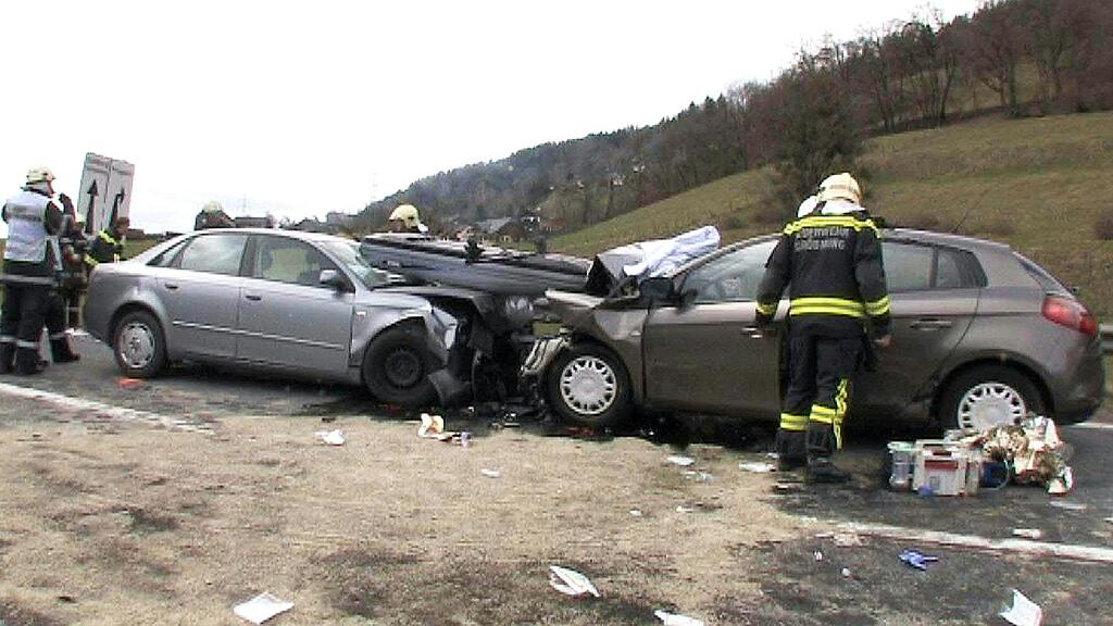 Zu dem Crash kam es in Pruggern.