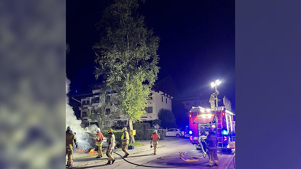 Auto-Brand in Neumarkt am Wallersee