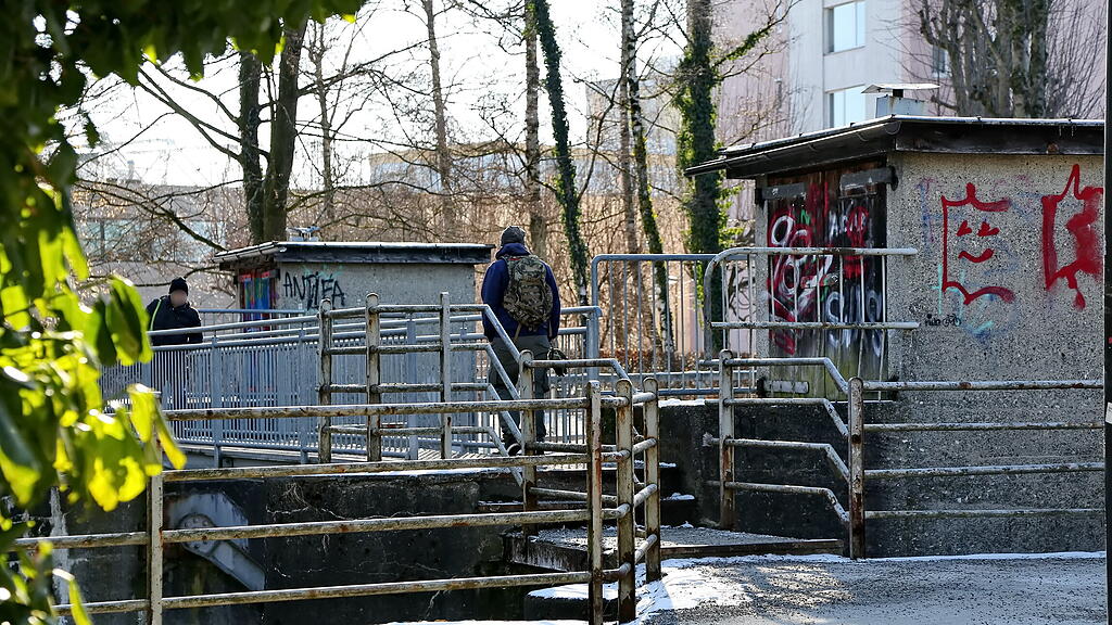 Bauarbeiten an der Glan