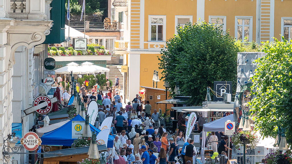 Straßenfest in Bad Gastein