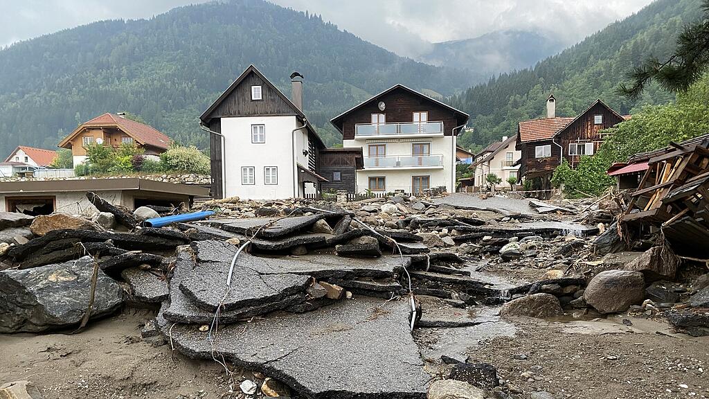 Unwetter in Kärnten