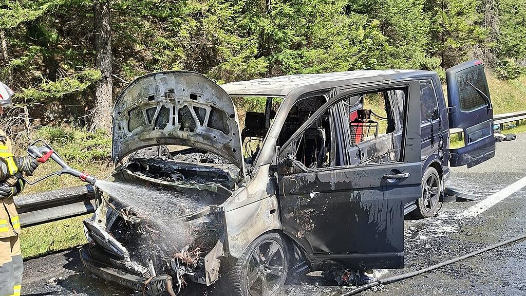 Pkw-Brand A10 Zederhaus