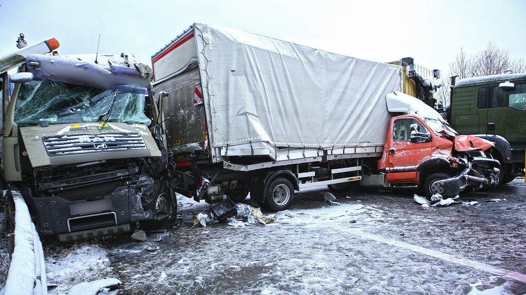 Massenkarambolage auf A1