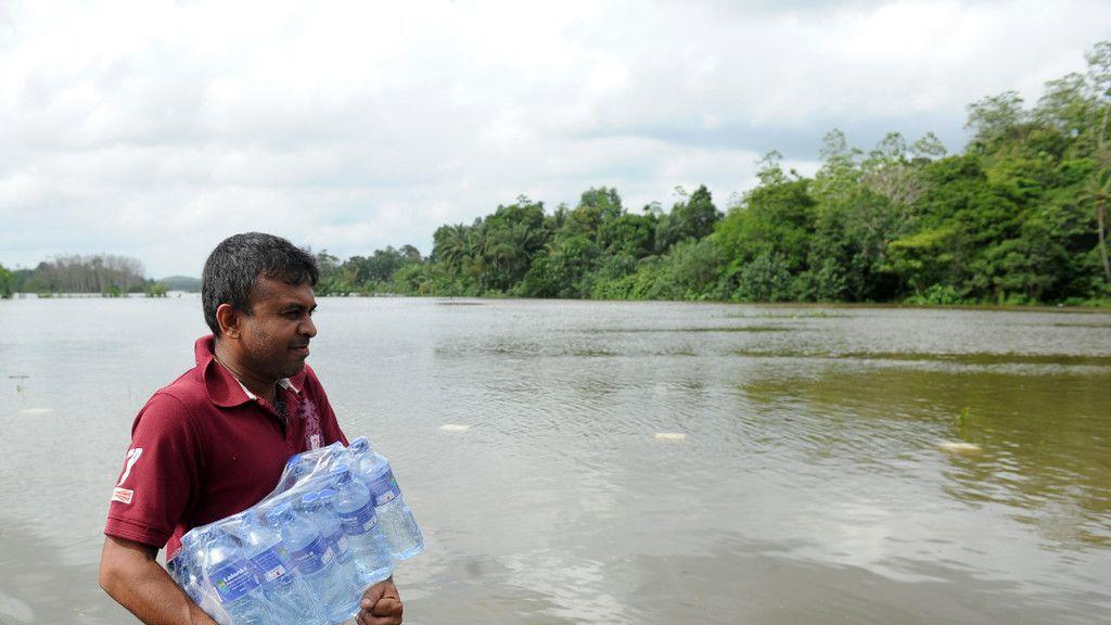 Große Zerstörung in Sri Lanka