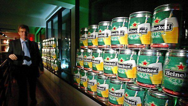 Heineken fuhr ein kräftiges Plus ein