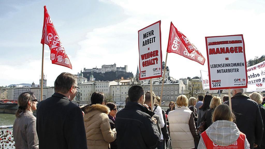 Demo der Bankangestellten I