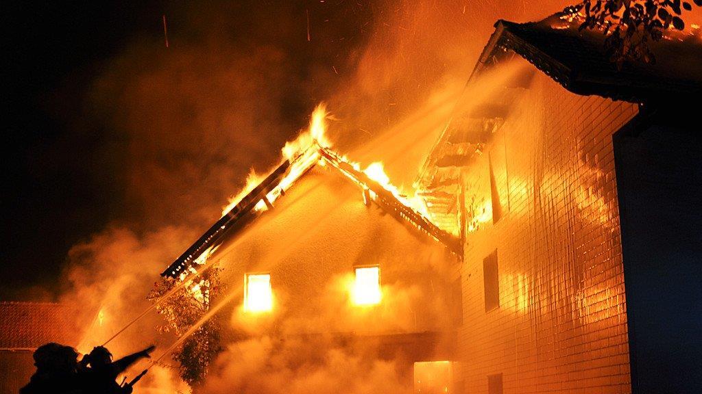 Großbrand in Weibern