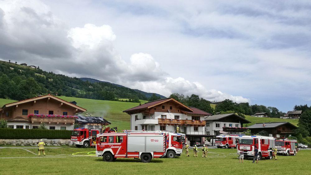 Photovoltaik-Anlage in Mittersill in Brand