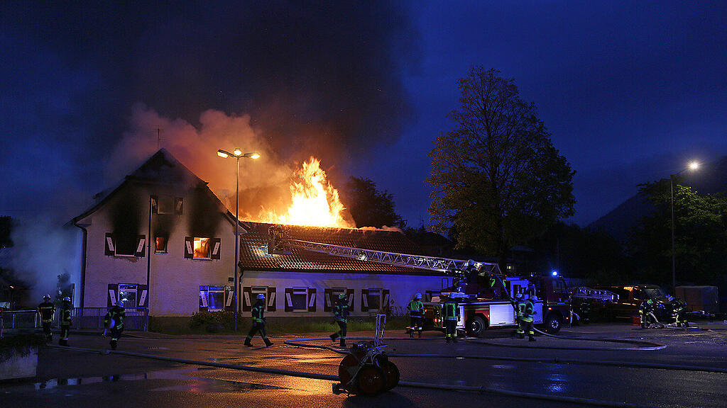 Gaststätte, Brand, Bad Reichenhall