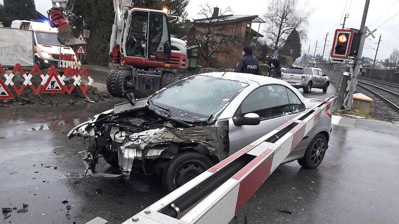 Zug contra Pkw, Zell am See