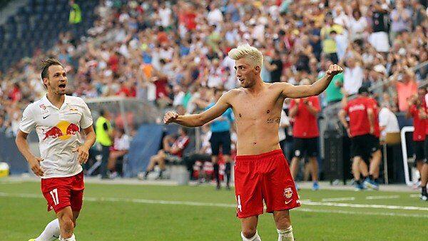Kevin Kampl bejubelte seinen Treffer zum 6:0