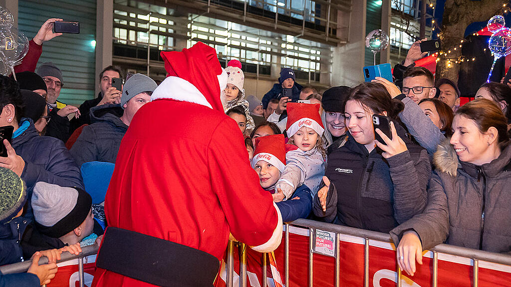 Coca-Cola Weihnachtstruck beim EUROPARK