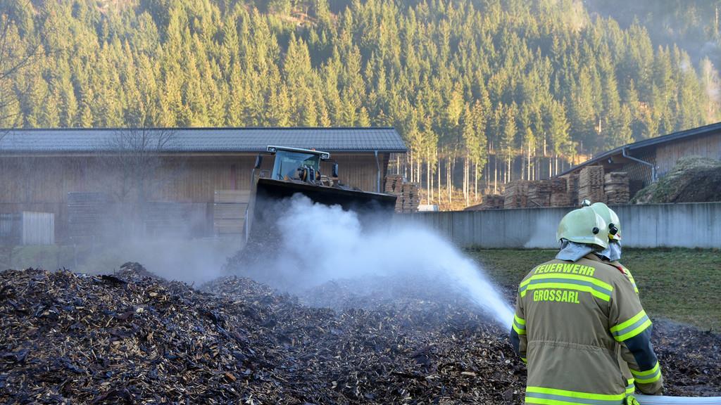 Brand im Heizwerk Großarl