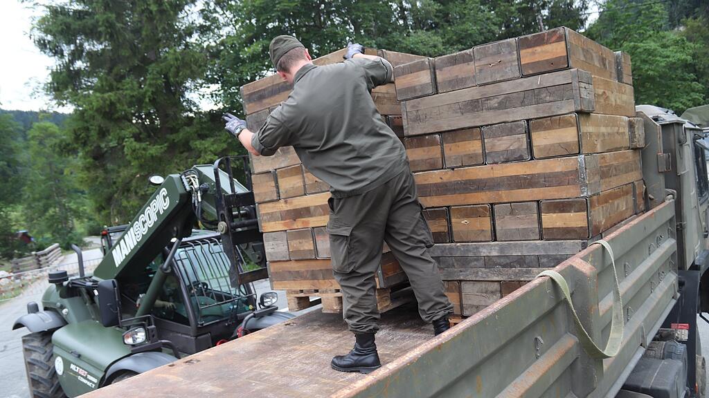 Bundesheer-Einsatz in Rußbach