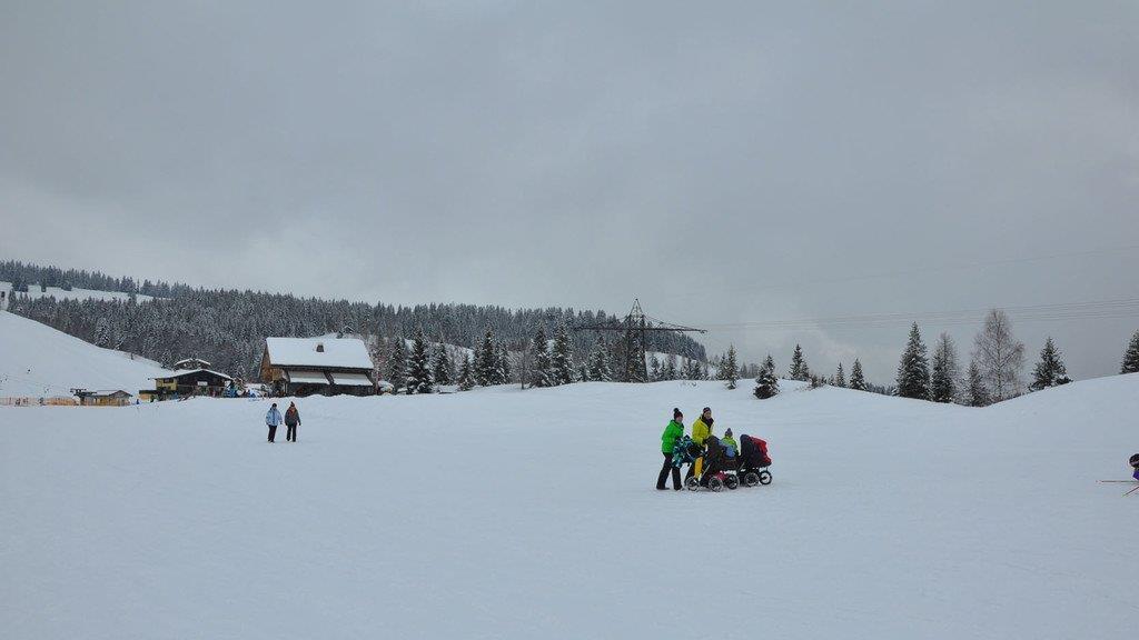 Skifahren auf der Postalm