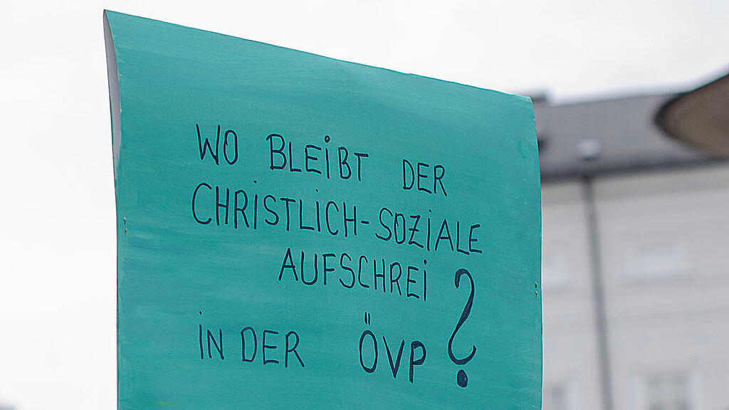 Demo Asylpolitik Salzburg