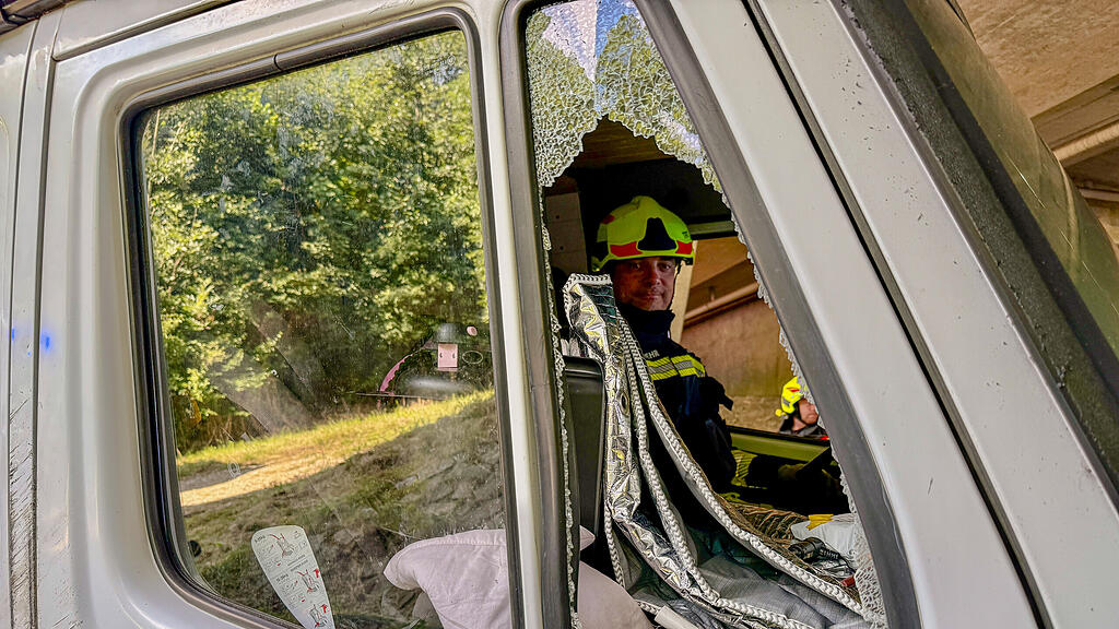 Einsatz Wohnmobil-Überschlag Mondsee