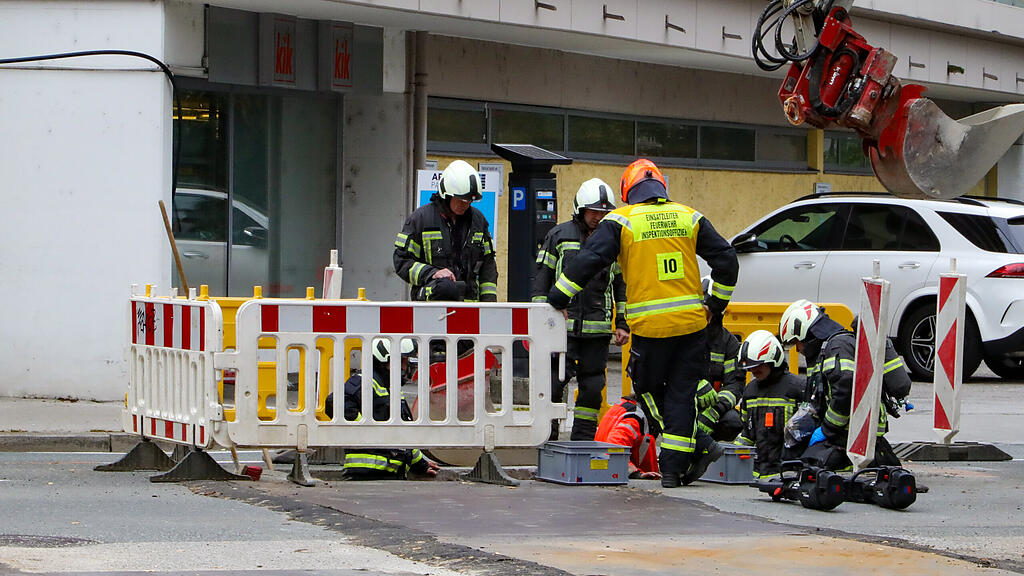 Gasleitung in Salzburg-Lehen beschädigt