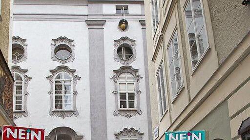 Demo gegen den Ausbau der Mönchsberggarage