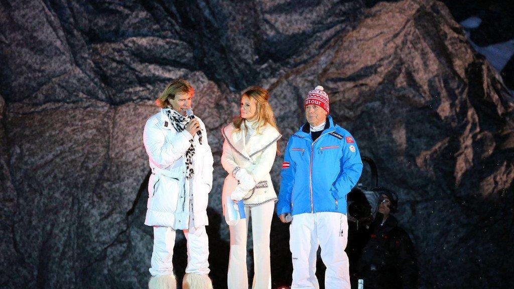 Promis bei Ski-WM-Eröffnung
