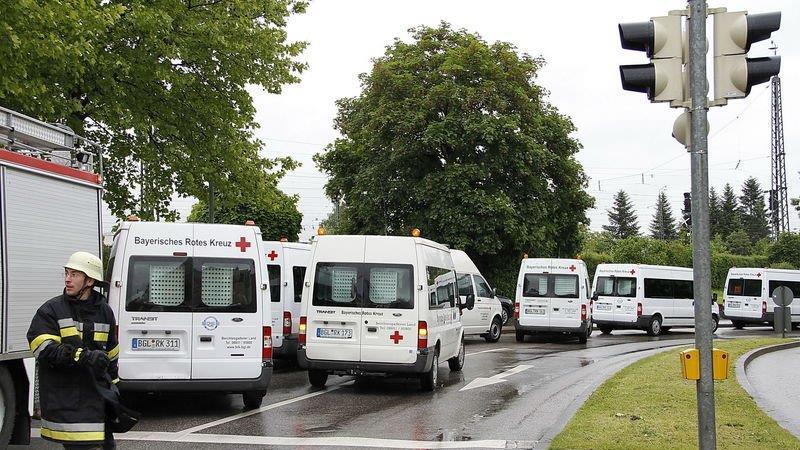 Evakuierung in Freilassing