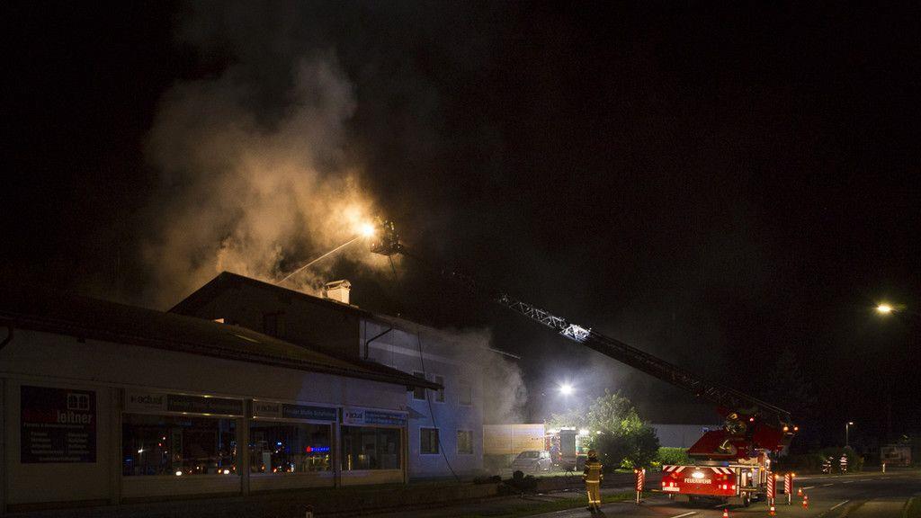 Dachstuhlbrand in Straßwalchen