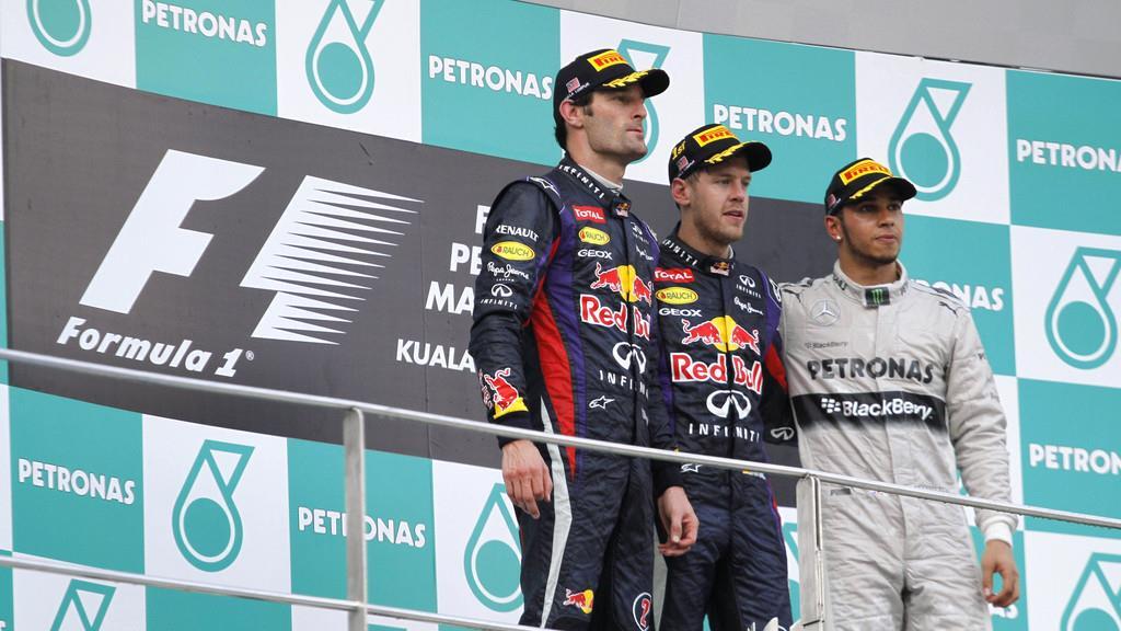 Formel 1: Siegerehrung in Malaysia