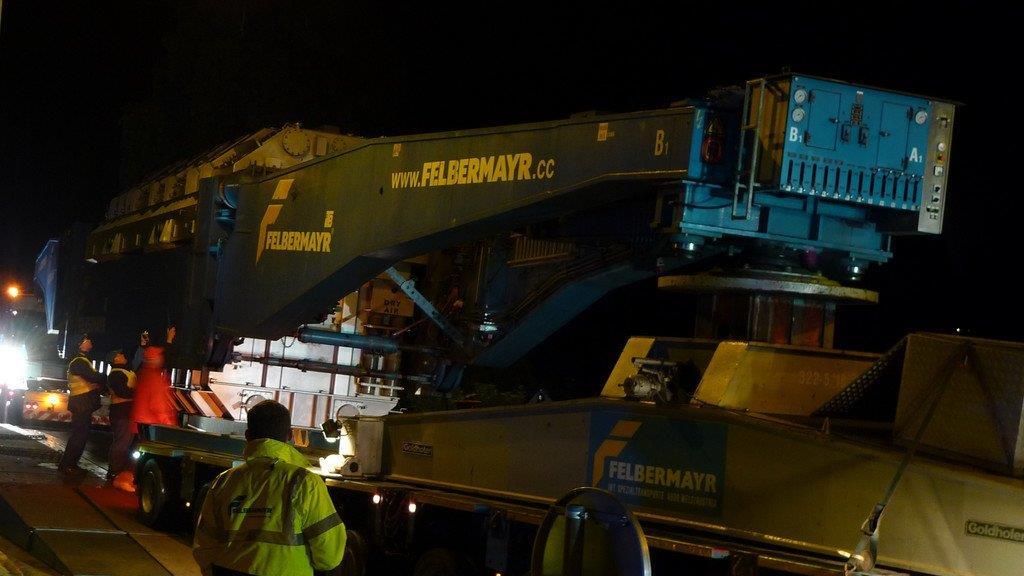 Schwertransport nach Uttendorf