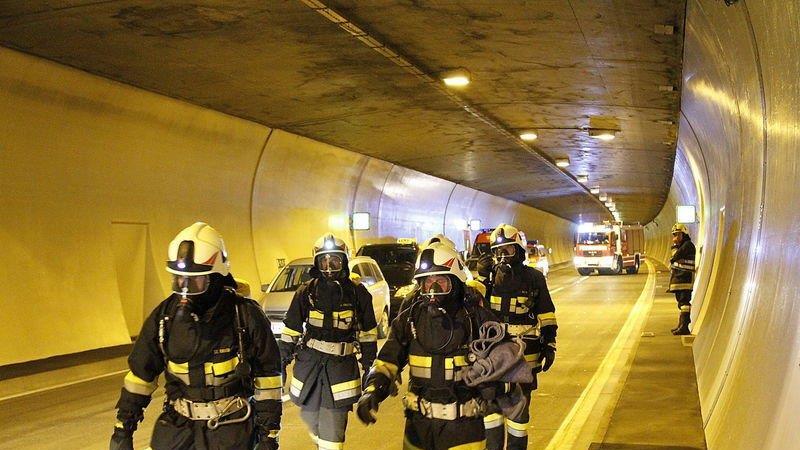Großübung im Katschbergtunnel