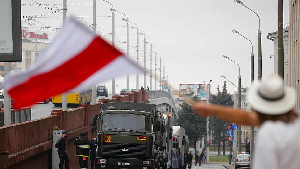 Massenprotest in Minsk