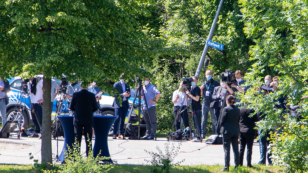 S\u00f6der und Seehofer in Freilassing