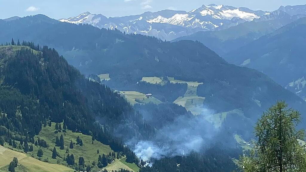 Waldbrand in Großarl