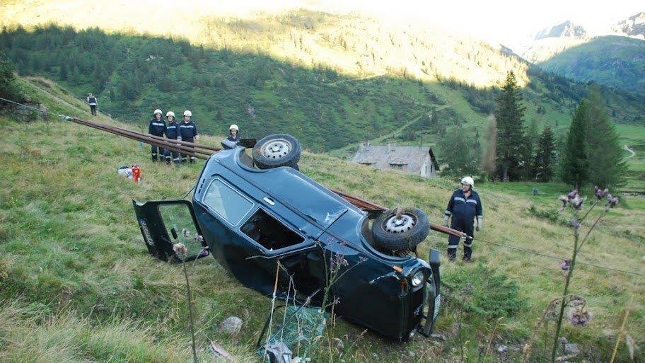 Pkw-Absturz in Sportgastein