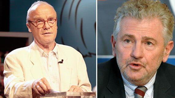 Der bekannte Auto Michael Köhlmeier (l.) zeigte Andreas Mölzer an