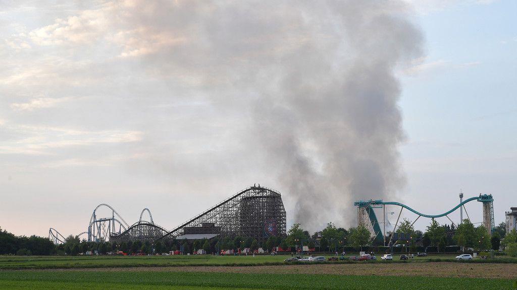 Großbrand im Europapark