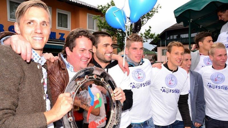 Aufstiegsparty in Grödig