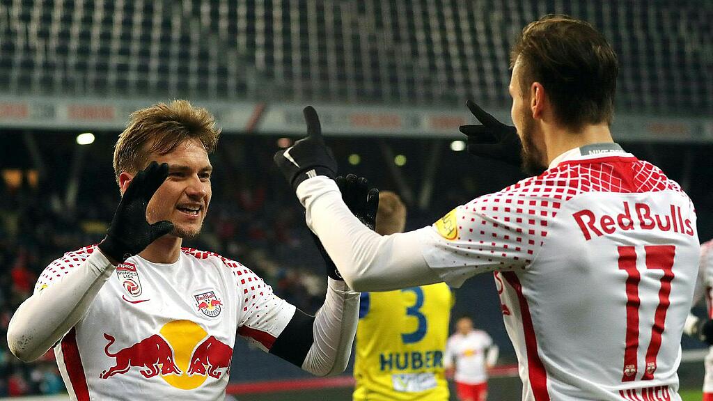 Gulbrandsen (li.) traf in der 68. Minute.