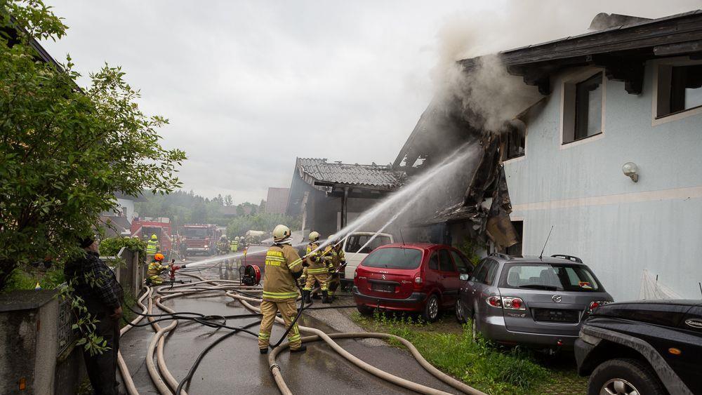 Haus in Neumarkt in Flammen I