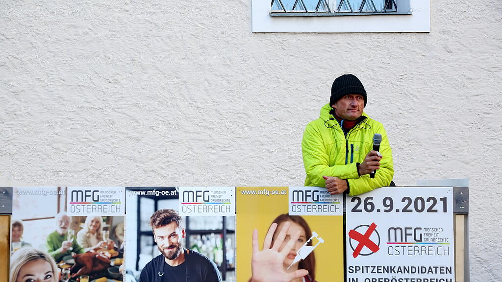 MFG-Kundgebung in Salzburg