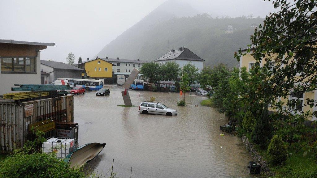 Hochwasser in Ebensee, I