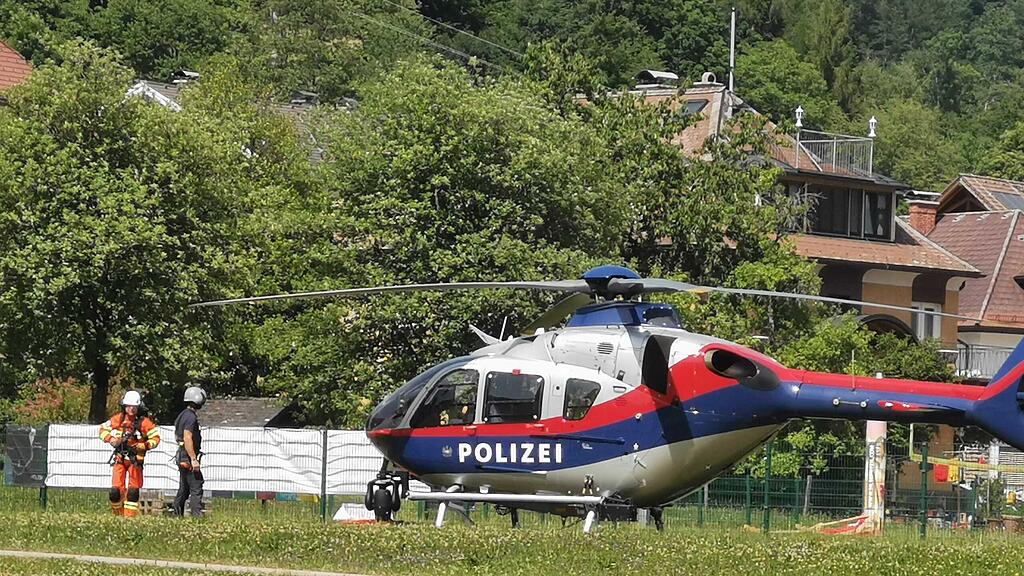 Waldbrand in der Eisenau nahe Mondsee