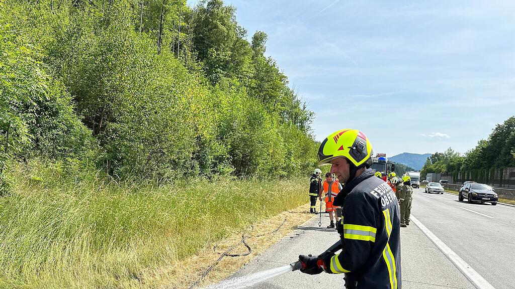 Böschungsbrand A1