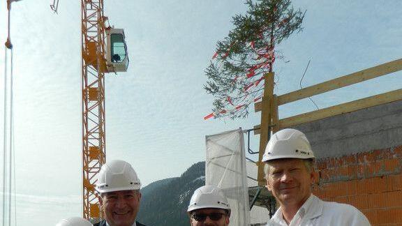 Bauarbeiten bei der Landesklinik Tamsweg
