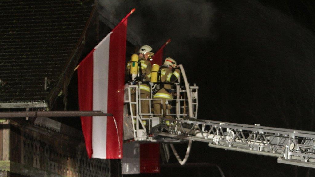 Feuerwehreinsatz in Großgmain