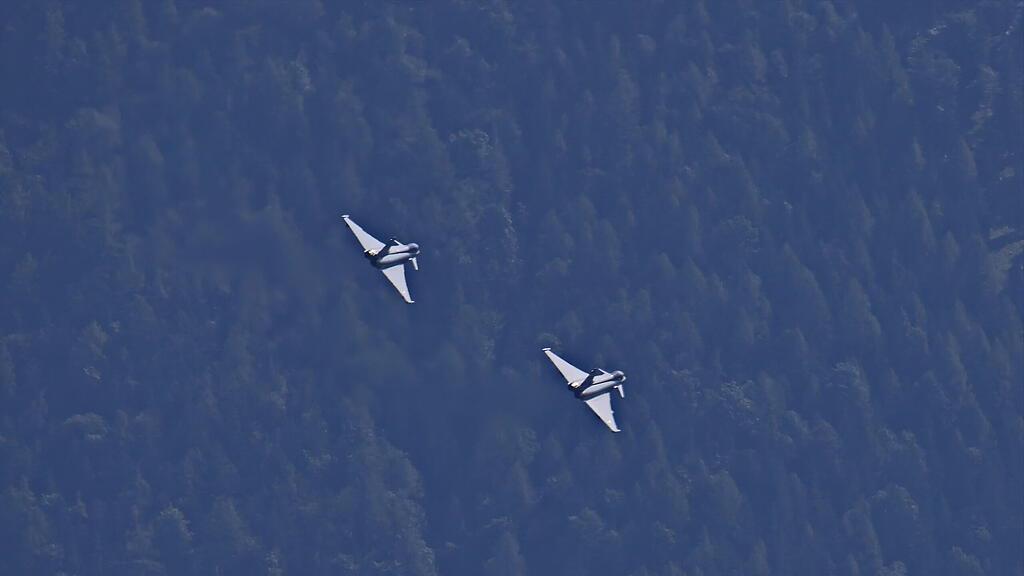 Übungsflüge der Eurofighter