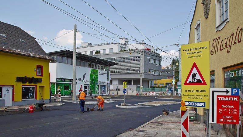 Baustelle Hans-Schmid-Platz