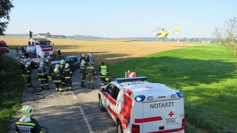 Frontalcrash bei Altheim