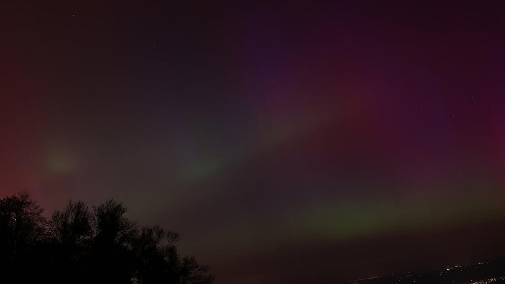 Polarlichter \u00fcber Salzburg