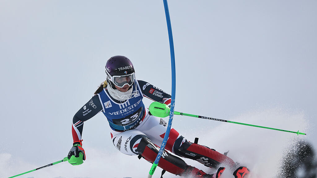 Damen-Slalom in Levi: 1. Durchgang