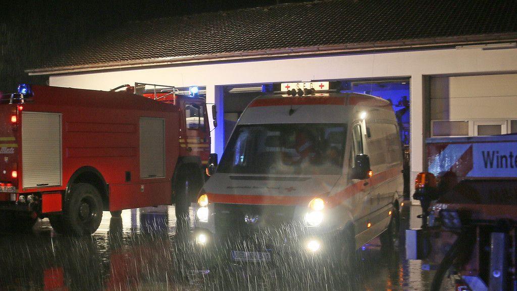 Brand in Bauhof in Piding